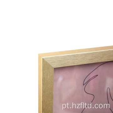 Wood Frame Pintura rosa clássica para decoração